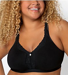 Curvy Couture Cotton Luxe Wire Free Bralette 1010