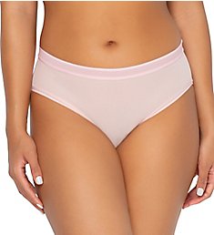 Curvy Couture Sheer Mesh High Cut Brief Panty 1313