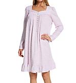 Eileen west nightgown Xlarge 100% Cotton Lawn long Stunning Multicolor 