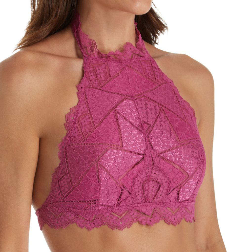 Free People Moonstruck Highneck Halter Bralette 656646 Free People Moonstruck Highneck Halter Bralette 656646
