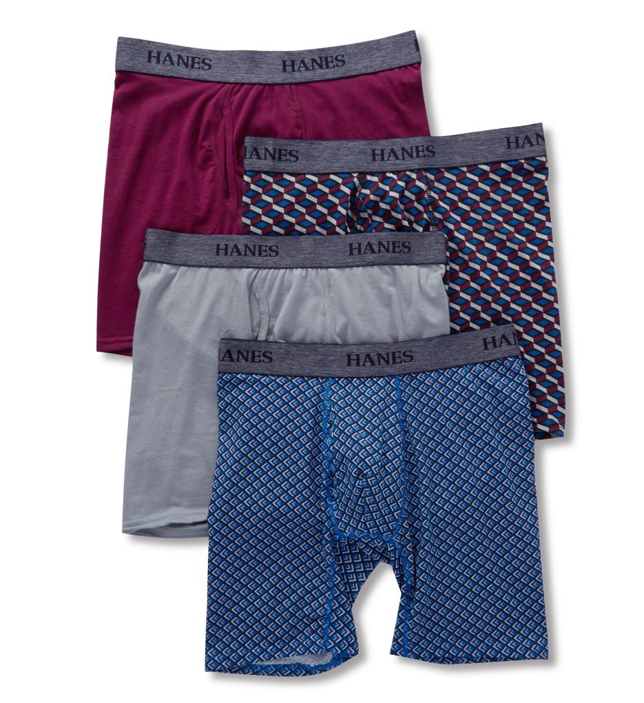 blue hanes boxer briefs