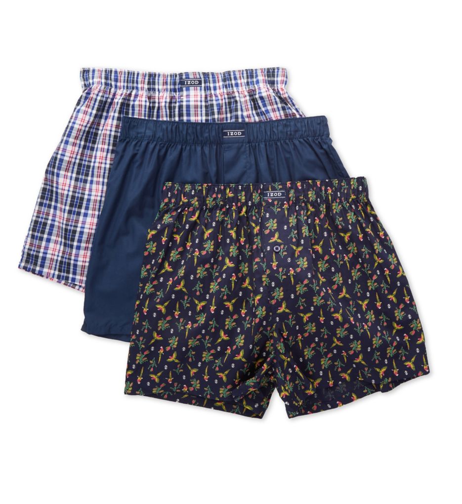 izod woven boxers 3 pack