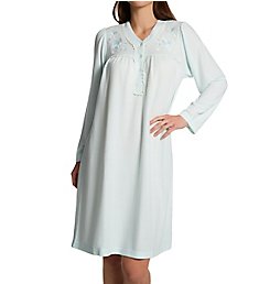 Miss Elaine Honeycomb Long Sleeve Short Gown 246833