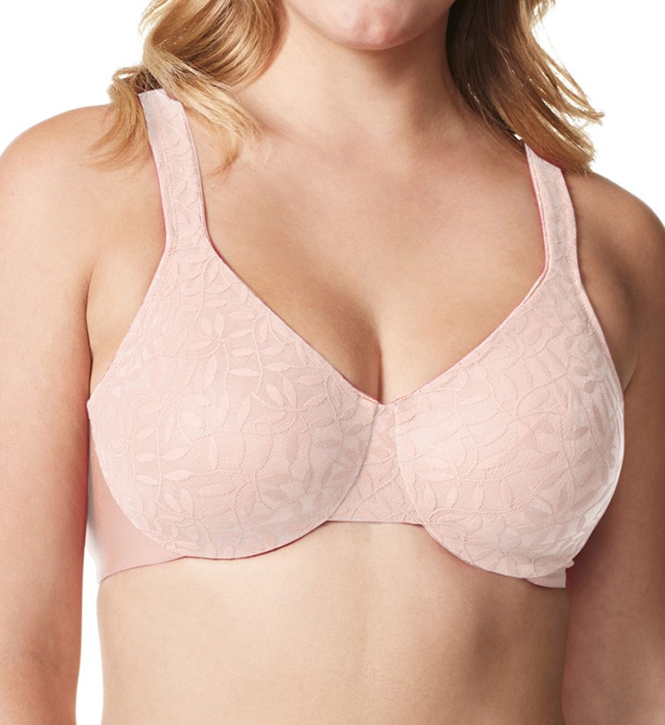 Olga Lace Sheer Leaves Underwire Minimizer Bra 35519 Olga Lace Sheer Leaves Underwire Minimizer Bra 35519