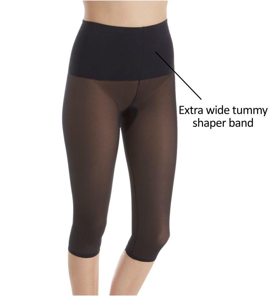Rago Power Lites Shaping Wide Band Capri Pant Liner 9240