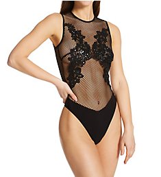 Shirley of Hollywood Open Back Mesh Teddy 26009