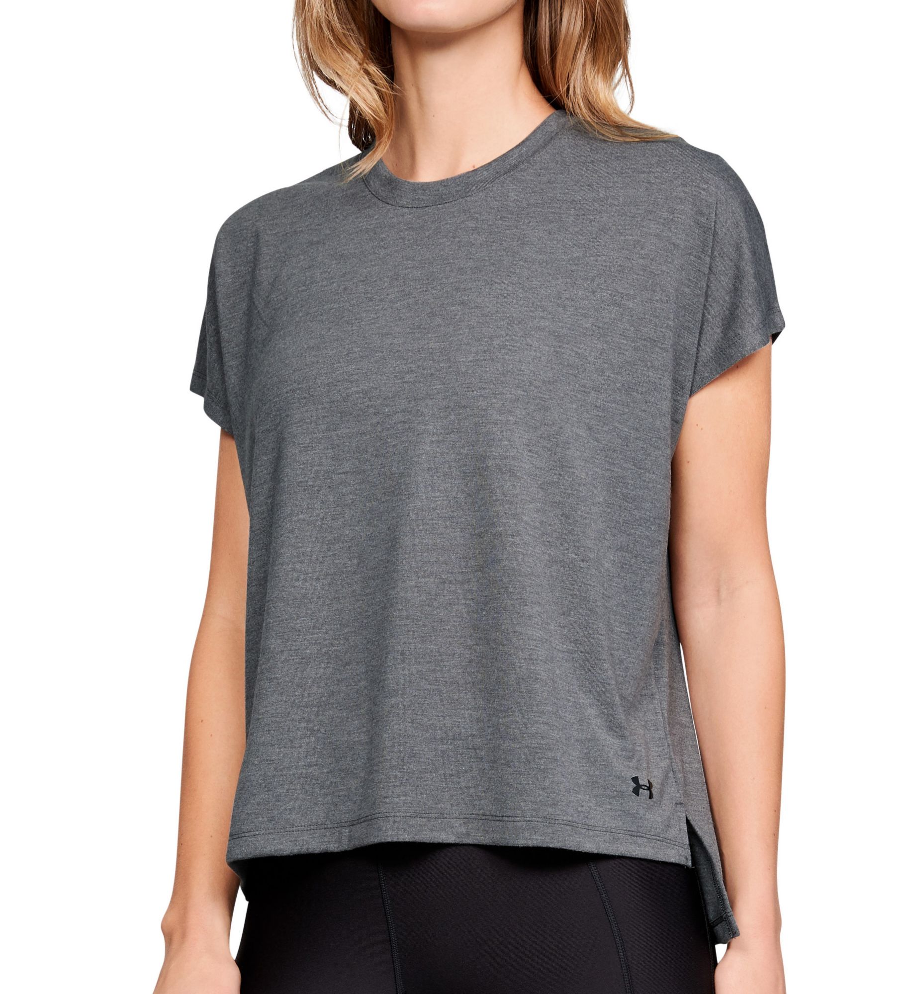 Under Armour Essentials Lightweight Side Slit Hem Tee 1305570