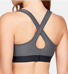 Under Armour Armour Crossback Heather Mid Impact Sports Bra 1310459