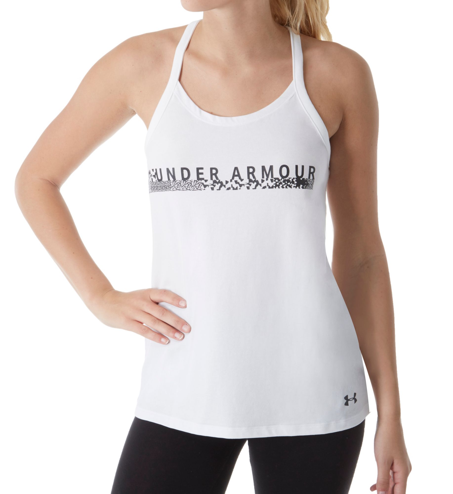 Under Armour Charged Cotton Graphic Racerback Tank 1320618